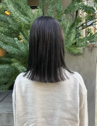 ロング カラー レイヤーカット/ ダブルカラーサクライのヘアスタイル