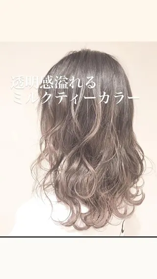 セミロング カラー 限定クーポン 💕大量更新ブリーチのヘアスタイル