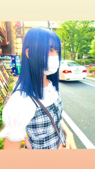 セミロング 心斎橋ヘアカラー 海外ﾚｲﾔｰ/マリナのヘアスタイル