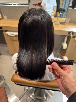 ミディアム 須田 柚希のヘアスタイル