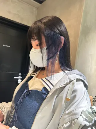 ミディアム カラー デザイン/アレンジ ❤︎イシイレイのヘアスタイル