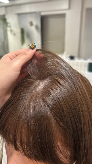 ミディアム 櫻木李紗/暖色カラー 透明感カラーのヘアスタイル