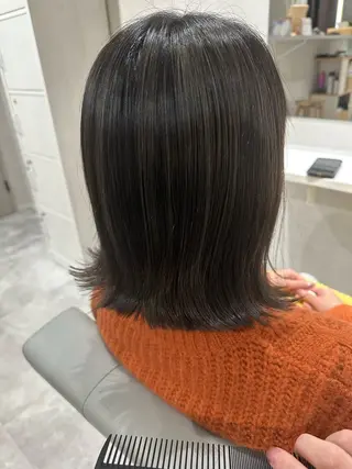 ミディアム カラー リュウタ ダイキのヘアスタイル