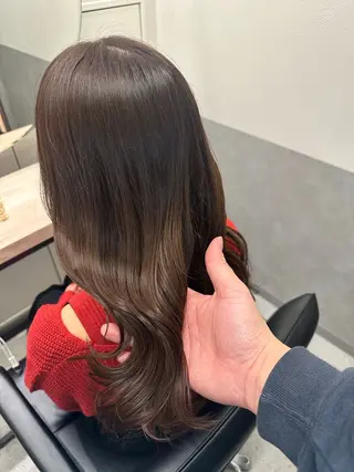 ミディアム カラー ヘアアレンジ EMANON池袋3rd所属・ブリーチなしカラー｜ なおき｜池袋美容師のヘアスタイル