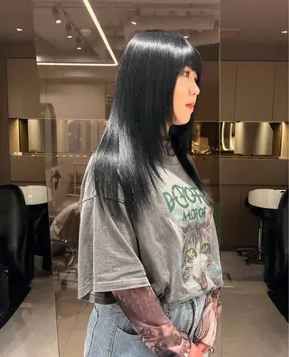 ロング rino🤍 恵比寿レイヤーカットのヘアスタイル