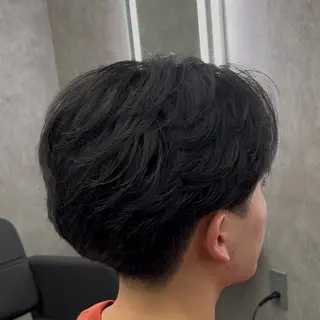 ショート パーマ ヘアアレンジ メンズ 【札幌メンズ特化】 🔥RIKU🔥のヘアスタイル