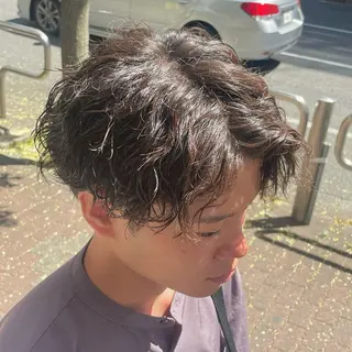 ミディアム メンズ 韓国風/メンズ アイブロウワックスの眉毛・アイブロウイメージ