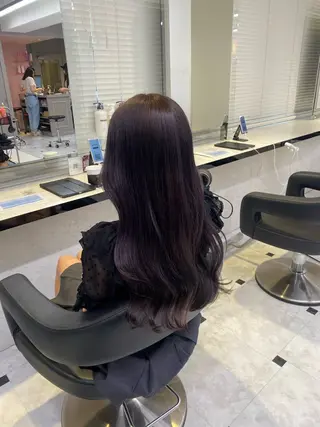 ロング カラー 透明感ベージュカラー 🪞上野🪞AIのヘアスタイル