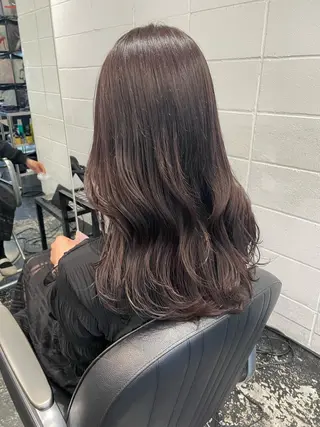 セミロング カラー パーマ ヘアアレンジ メンズ キッズ ネイル マツエク・マツパ アイブロウ 艶ハイトーン/ヘア アレンジAYAKAのヘアスタイル