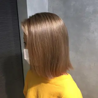 ショート ブリーチ🔥ベージュ /グレー/daikiのヘアスタイル