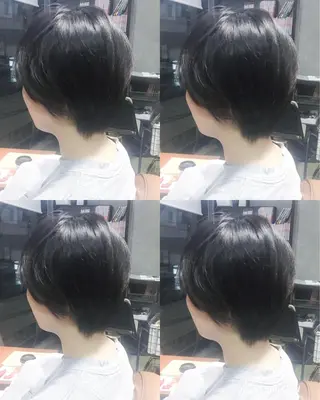 ショート カラー 北條 優輝のヘアスタイル