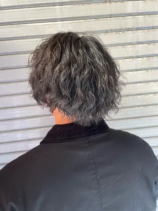 パーマ メンズ Le'a所属・渋谷/フェード/ 國分 翔のヘアスタイル