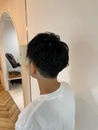 ショート メンズ U24学割🍒メンズ 0円🎀和氣七星💟のヘアスタイル