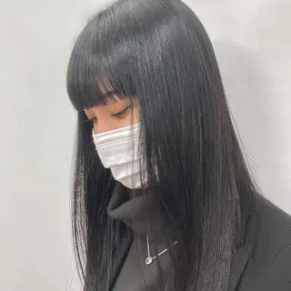 セミロング カラー ウルフレイヤー エクステ/kokiのヘアスタイル