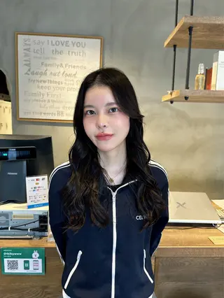 ロング カラー パーマ ヘアアレンジ メンズ キッズ 🌈髪質改善TR 艶カラーユウダイ🌈のヘアスタイル