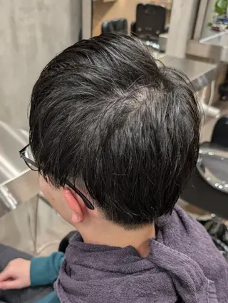 ミディアム メンズ QOL mens salon 円山所属・メンズ専門😎 QOL円山 YUTOのヘアスタイル