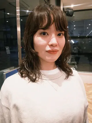 ミディアム パーマ GUESTs所属・優音 /パーマのヘアスタイル