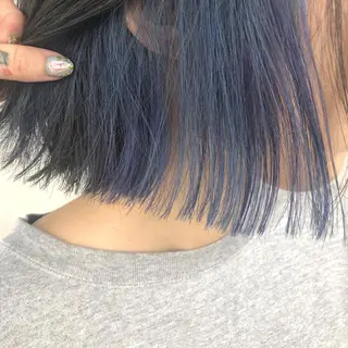 ミディアム カラー ORIKA 美容室のヘアスタイル