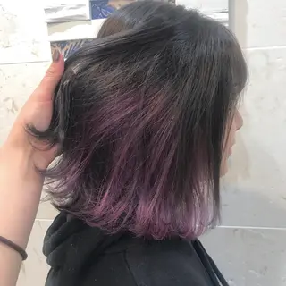 ミディアム カラー 💘カラー人気Ｎｏ. １💘SAYAのヘアスタイル