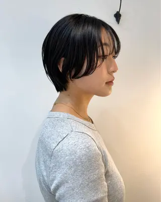 ショート 似合わせhair /モガミユナ🎀のヘアスタイル