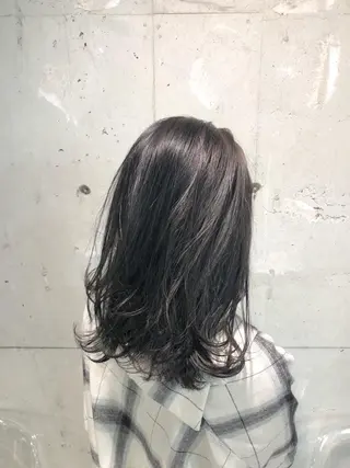 ミディアム カラー パーマ ヘアアレンジ メンズ キッズ ネイル マツエク・マツパ Rene'所属・当日予約⭕️ yuriのヘアスタイル