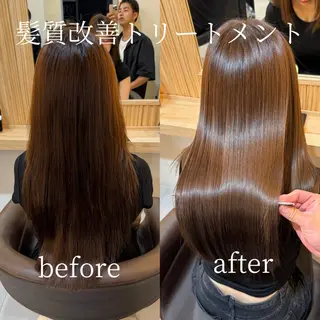 ロング attrait南堀江所属・KAISEI髪質改善 /縮毛矯正のヘアスタイル