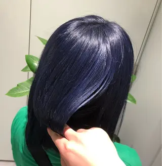 ミディアム カラー 里帆 CREAMのヘアスタイル