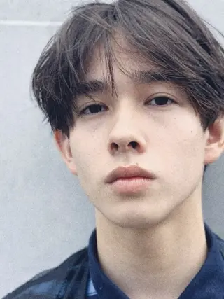 メンズ 赤木蓮/メンズ特化 パーマ/ハイトーンのヘアスタイル