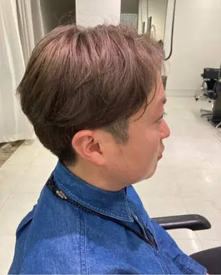 ショート カラー メンズ メンズ特化/メッシュ /パーマ/比嘉のヘアスタイル