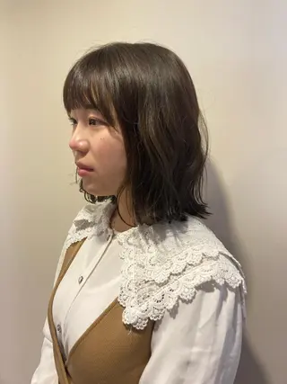 ミディアム ✂︎岡根 京花✂︎のヘアスタイル