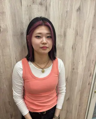 カラー 竹村 恵功代のヘアスタイル