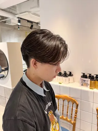 ミディアム パーマ メンズ メンズカットパーマ ✂️ JOYAのヘアスタイル