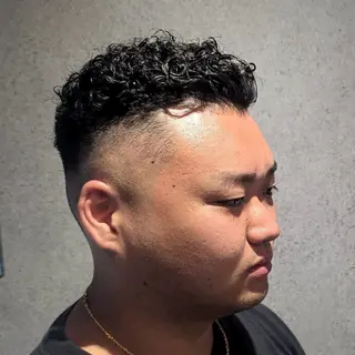 パーマ メンズ CUFFIA 天王寺のヘアスタイル