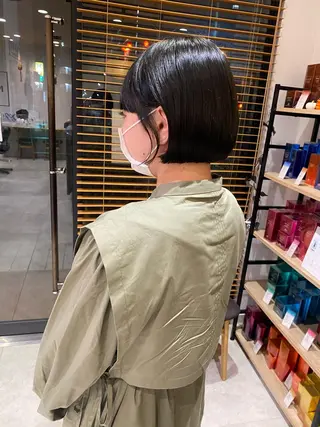 ショート カラー パーマ指名No1 /namiのヘアスタイル