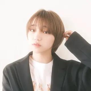 カラー パーマ ショートボブ縮毛矯正 髪質改善のプロ山道潤のヘアスタイル