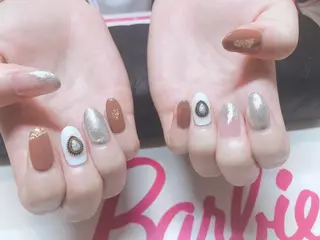 セミロング ネイル Home salon Rのネイルデザイン