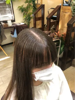 giraffe hair works所属・縮毛矯正モデル募集 新海淳子のヘアスタイル