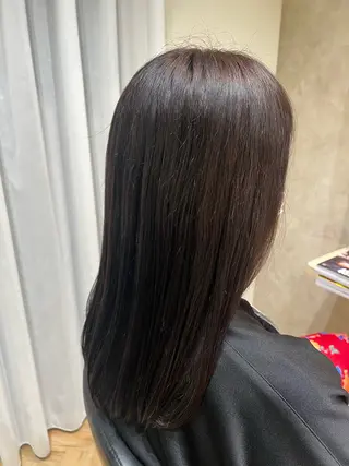 ミディアム カラー Nu:v所属・moe/ 透明感カラー/恵比寿のヘアスタイル