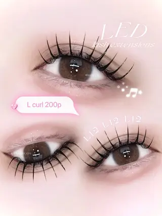 マツエク・マツパ poplin【ポプリン】 Lカール/マツエク/まつげパーマ/眉毛/LED/フラットラッシュ/栄.伏見所属・poplin ︴堀内まほのマツエク・マツパデザイン