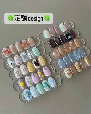 ネイル takara nail所属・takara射水高岡 マグネット韓国ポップのネイルデザイン