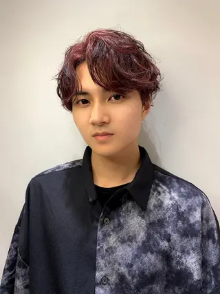 ミディアム カラー メンズ 🫧似合わせカット 🫧tomo/銀座のヘアスタイル