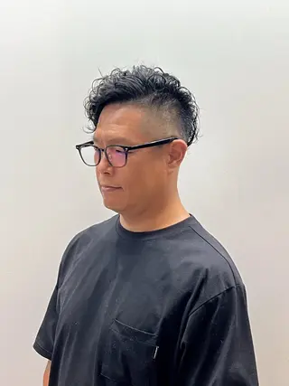 ショート パーマ 堀江 /木下椋麻のヘアスタイル