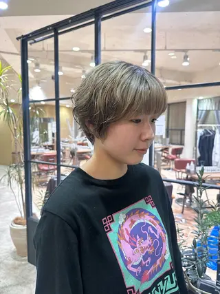 ショート yukie🌷 /暖色🍒梅田サロンのヘアスタイル