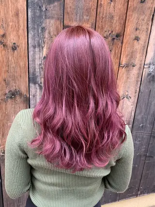 セミロング カラー LaLaMoana Rickyのヘアスタイル