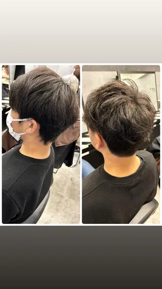 メンズ Hui.所属・縮毛矯正・髪質改善 特化 出納 直起のヘアスタイル