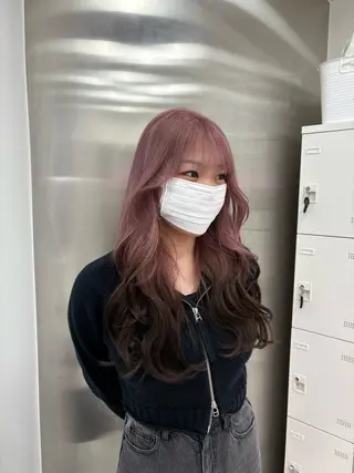 カラー 透明感ベージュ🤎 ナチュラルレイヤーのヘアスタイル