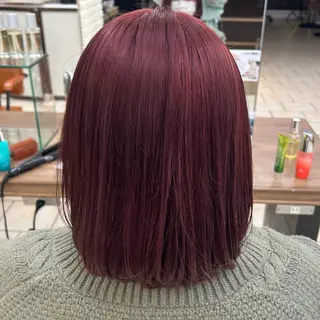 カラー M.SLASH SHINYURIGAOKA所属・小松 美璃のヘアスタイル