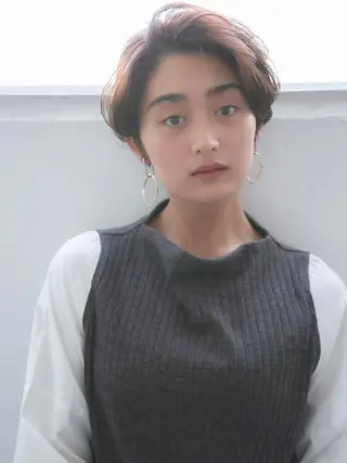 ショート カラー 高橋友里亜 /フリーランスのヘアスタイル