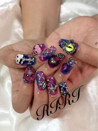 ネイル riri オーナーのネイルデザイン