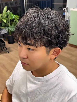 パーマ メンズ yori所属・メンズパーマ/メンズ カット/たばたよしきのヘアスタイル